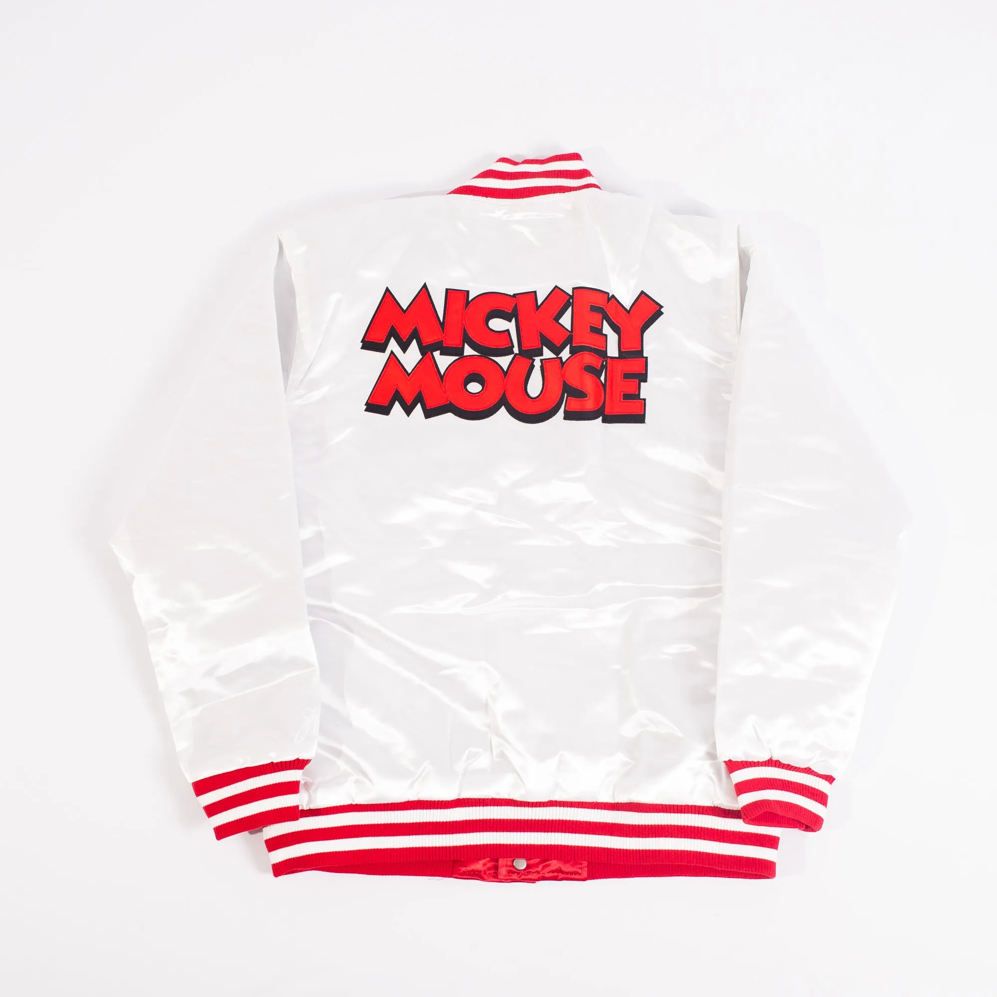 MICKEY MOUSE CHI WHITE  SATIN JACKET