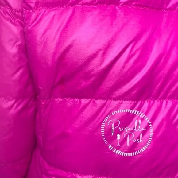 Moncler Bright Pink Goose Down Puffer Winter Coat