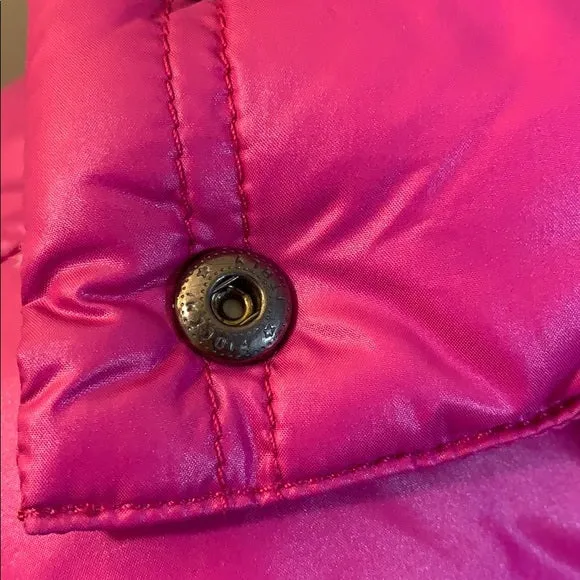 Moncler Bright Pink Goose Down Puffer Winter Coat