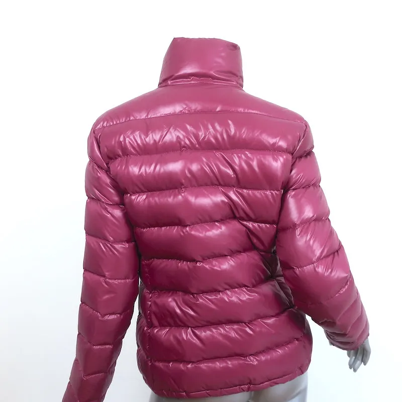 Moncler Clairy Down Puffer Jacket Berry Size 1