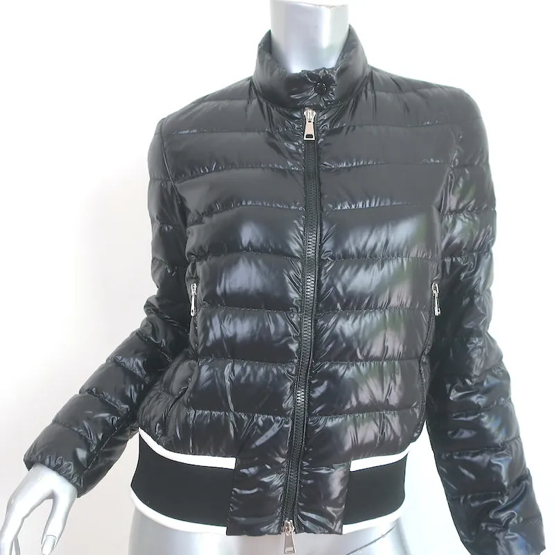 Moncler Erevan Down Puffer Jacket Black Size 1
