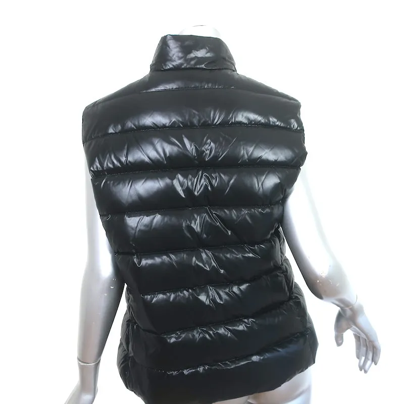Moncler Ghany Down Puffer Vest Black Size 4