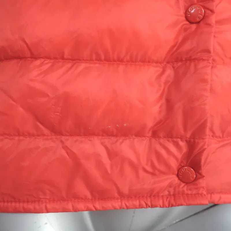 Moncler Liane Down Puffer Vest Red Size 4