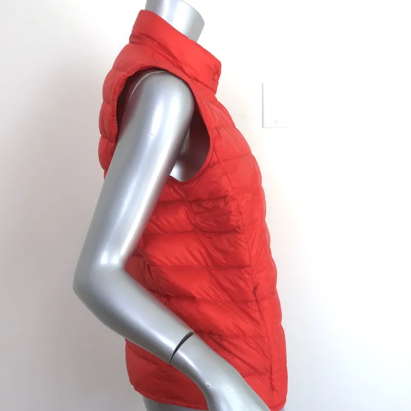Moncler Liane Down Puffer Vest Red Size 4