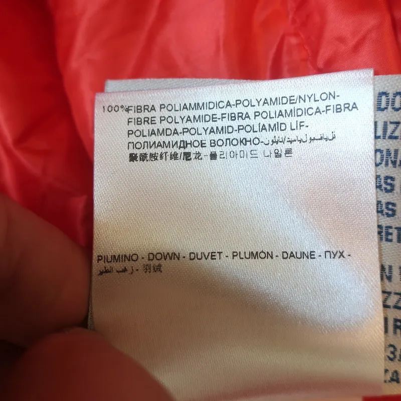 Moncler Liane Down Puffer Vest Red Size 4