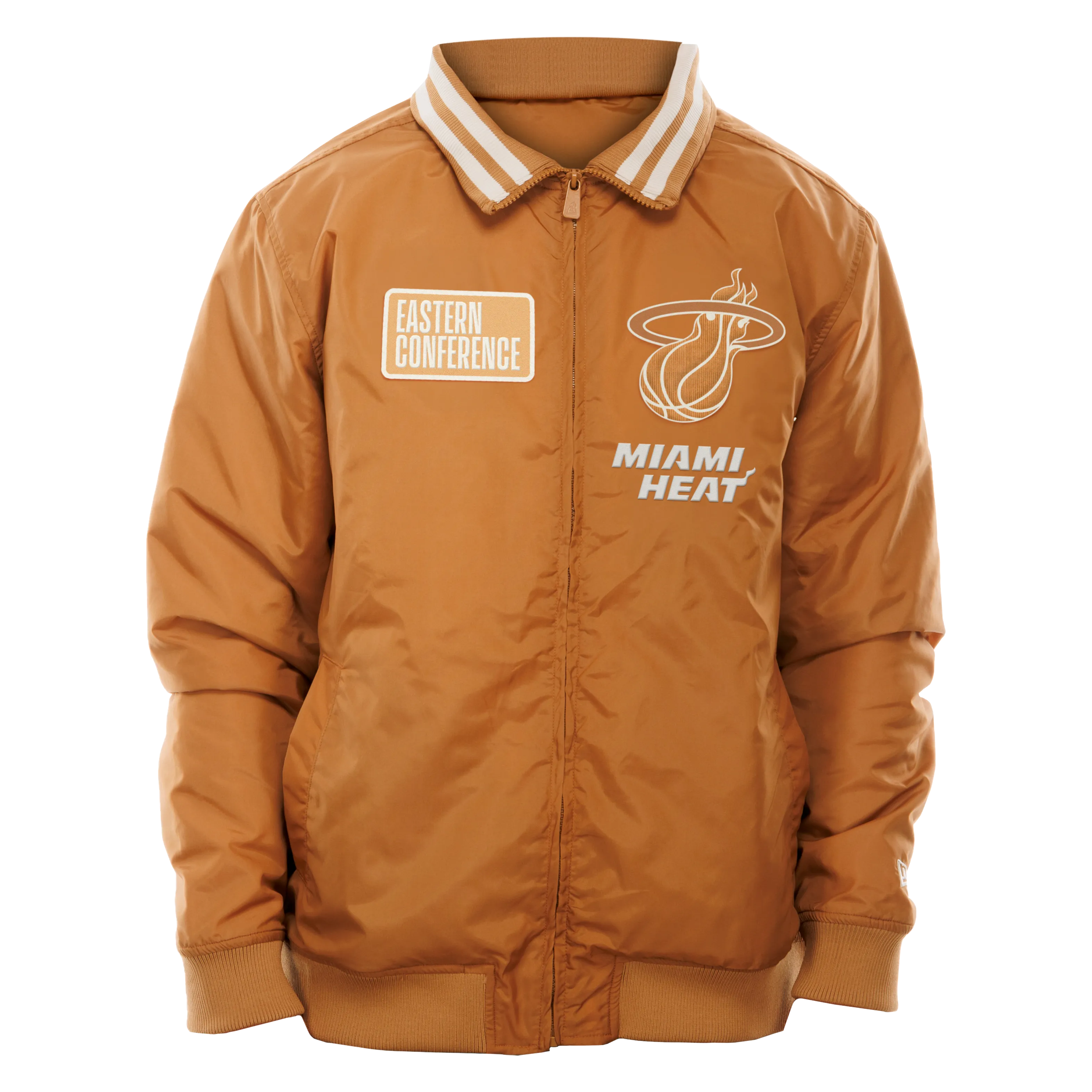 New Era Miami HEAT Tan Jacket