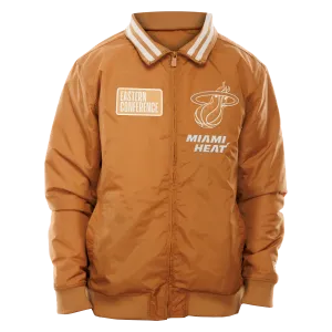 New Era Miami HEAT Tan Jacket