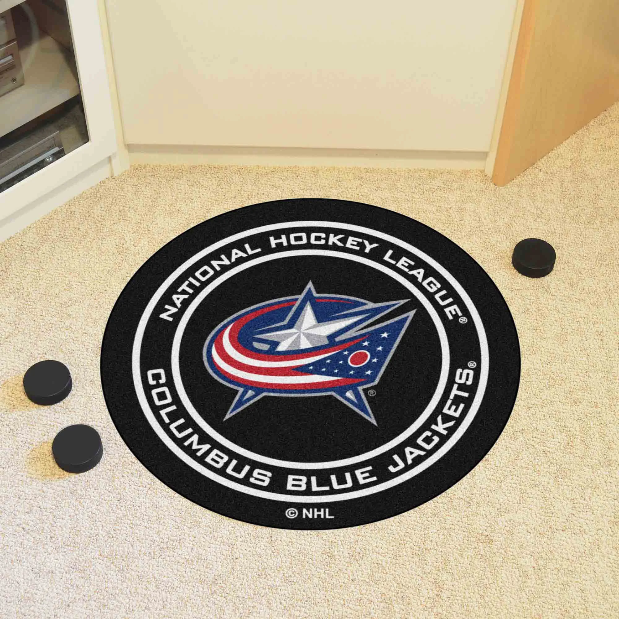 NHL - Columbus Blue Jackets Puck Mat