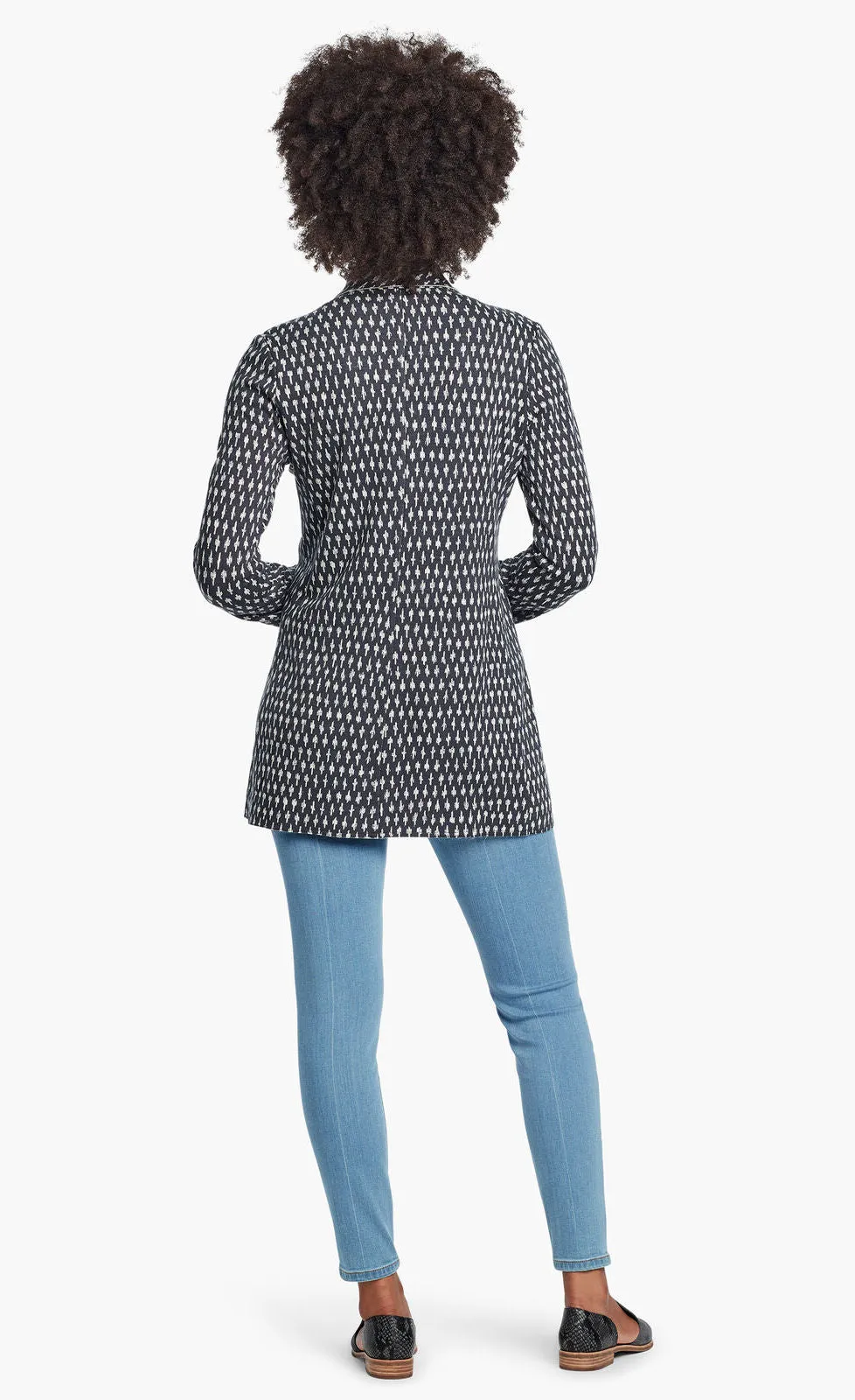 Nic Zoe Ponte Ikat Jacket
