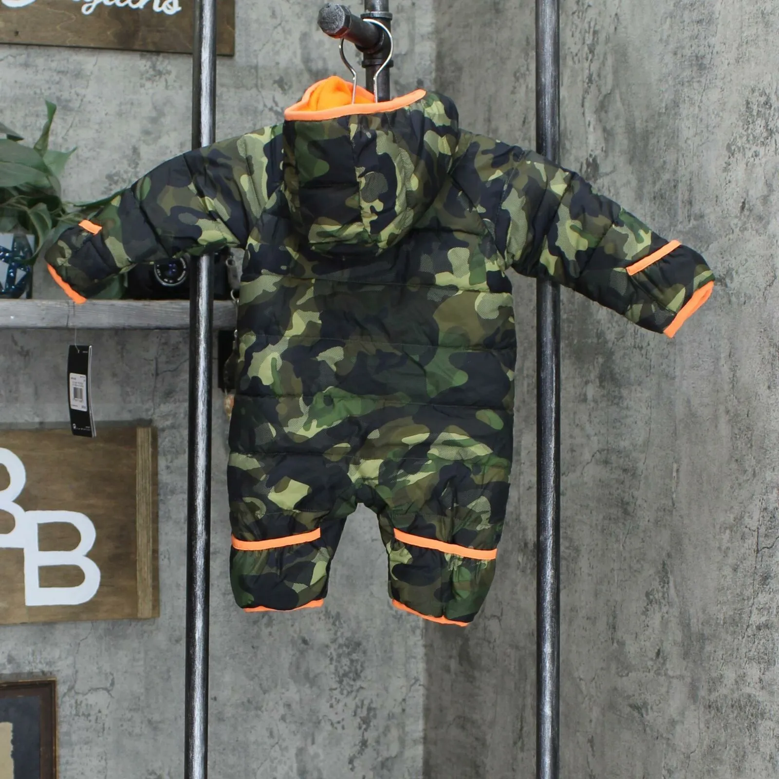 Nike Baby Boy Full-Zip Hooded Puffer Snowsuit