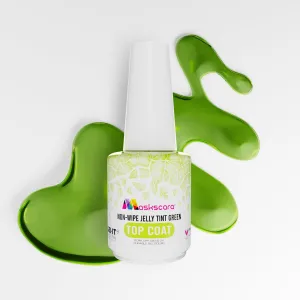 Non Wipe Top Coat - Green Jelly Tint - 15ml