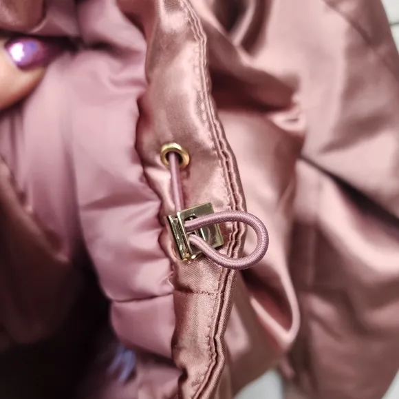 NWT Topshop Satin Bomber Pink