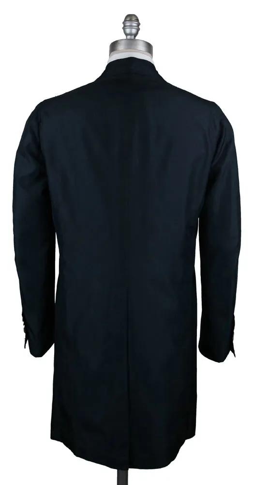 Orazio Luciano Navy Blue Raincoat