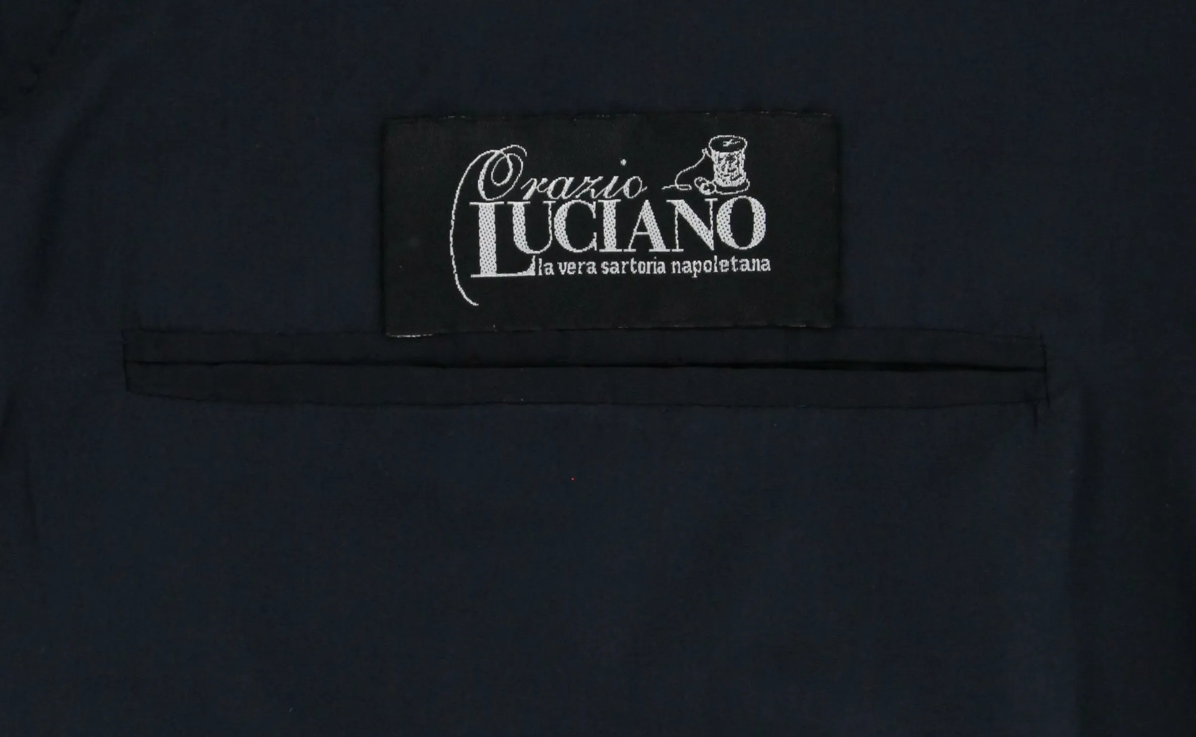 Orazio Luciano Navy Blue Raincoat