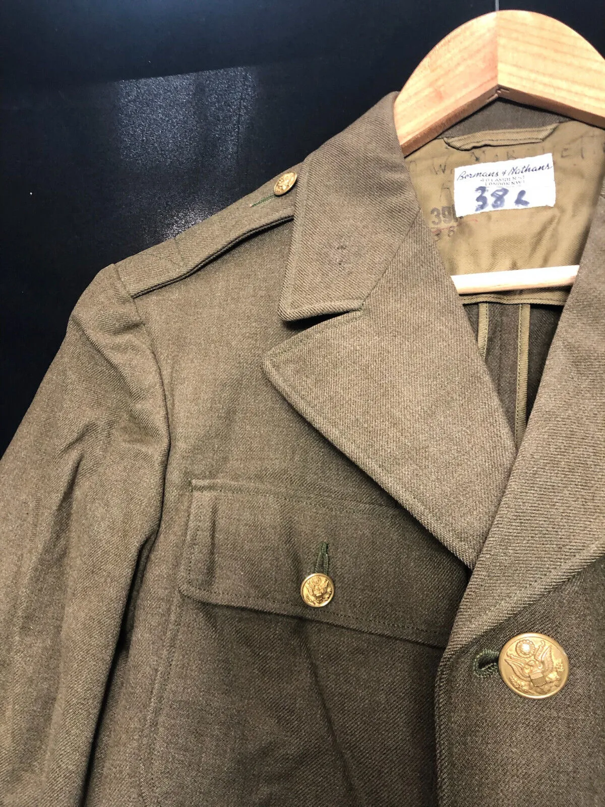 Original WW2 US Army Class A Dress Jacket 1942 - Private Ryan Prop - 39" Regular
