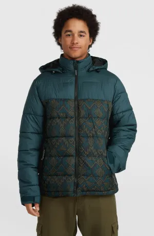 O'Riginals Steppjacke | Black Retro Ikat