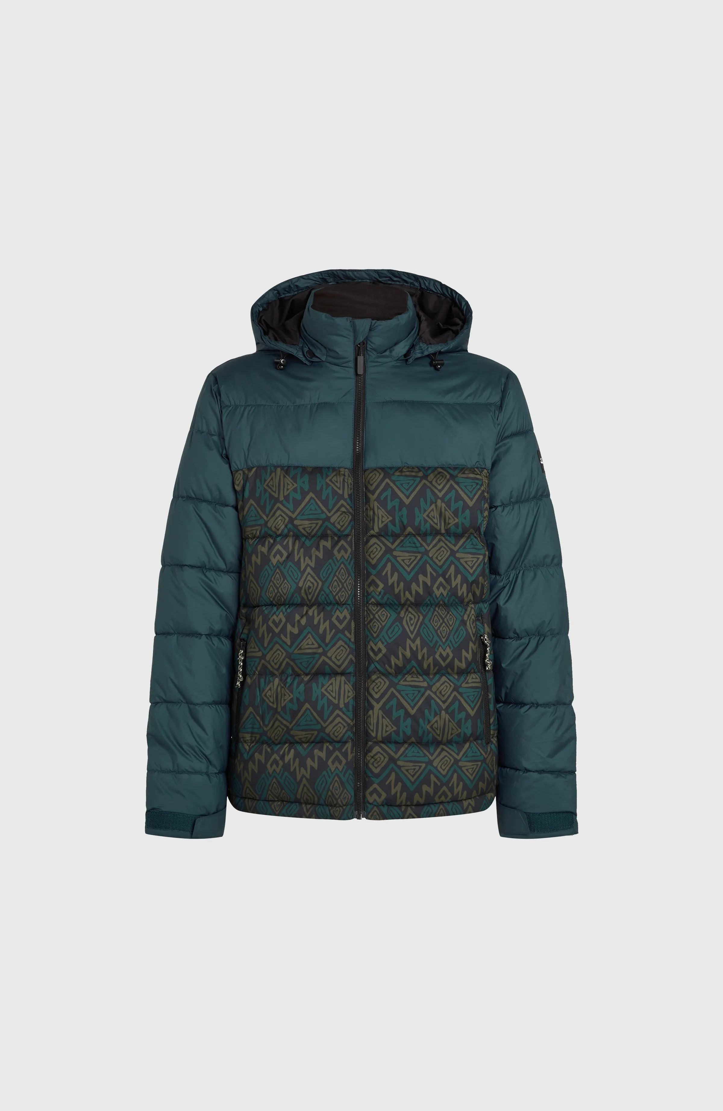 O'Riginals Steppjacke | Black Retro Ikat