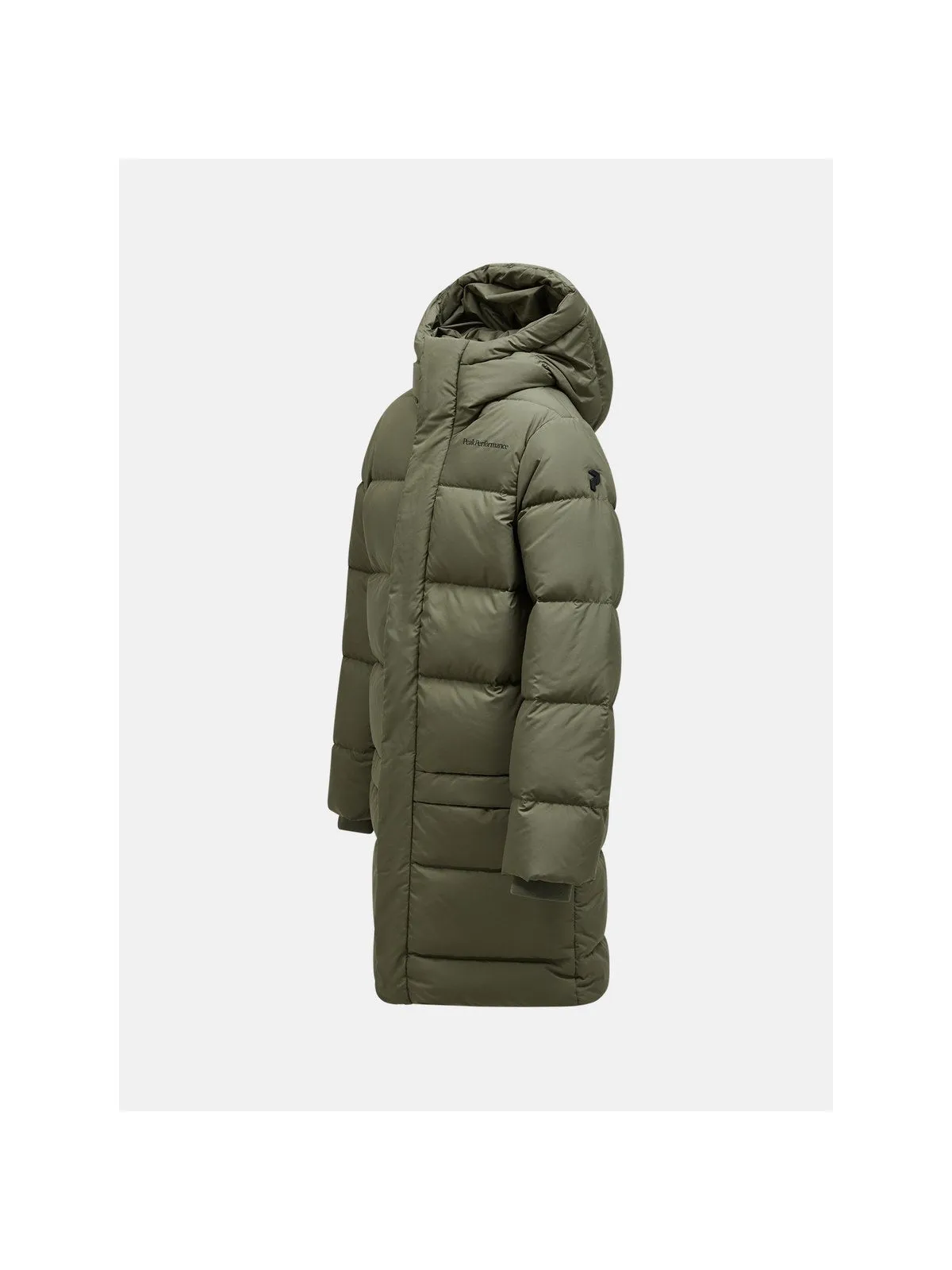 Parka Peak Performance Jr Long Puffer zielony
