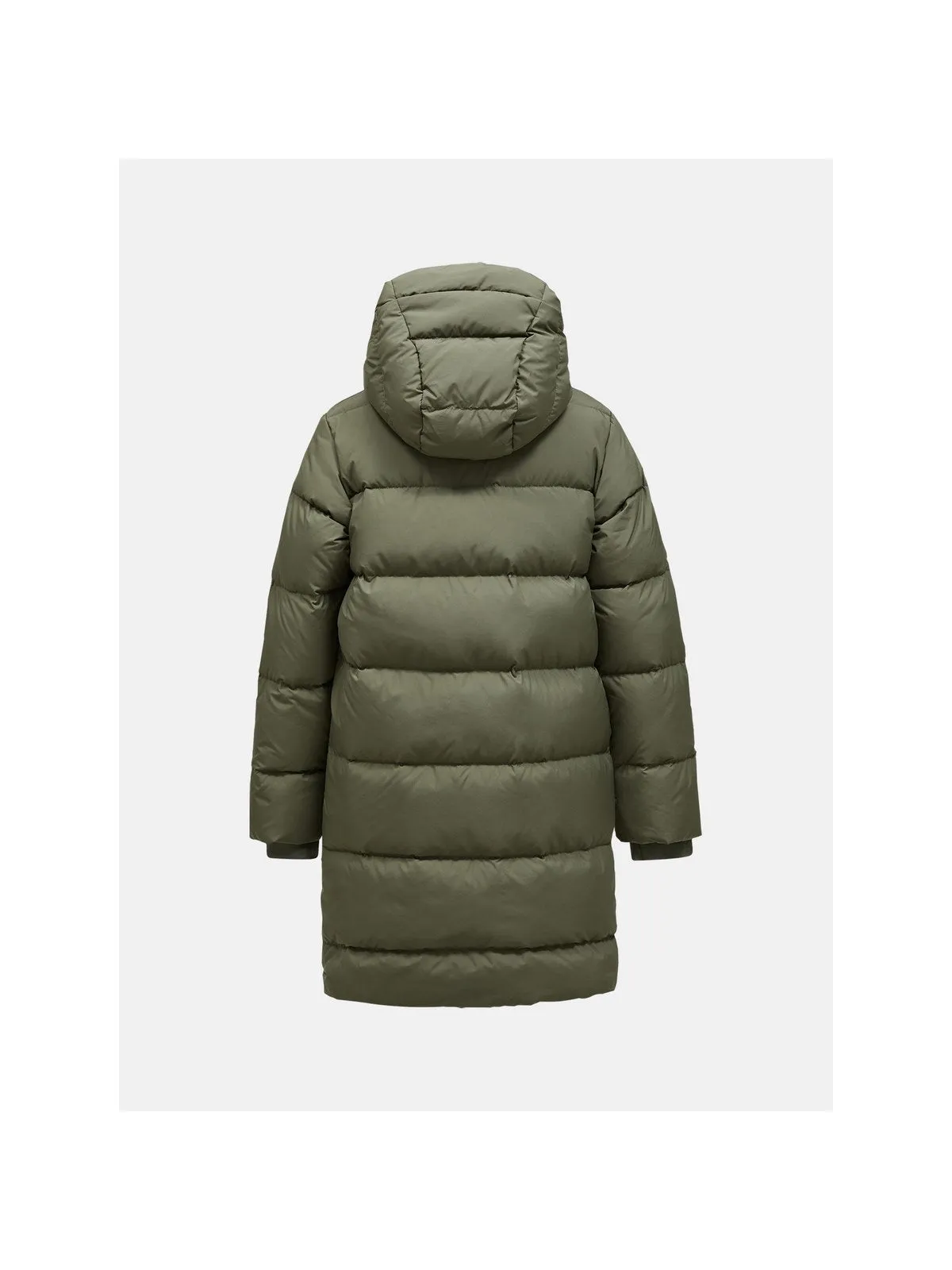 Parka Peak Performance Jr Long Puffer zielony