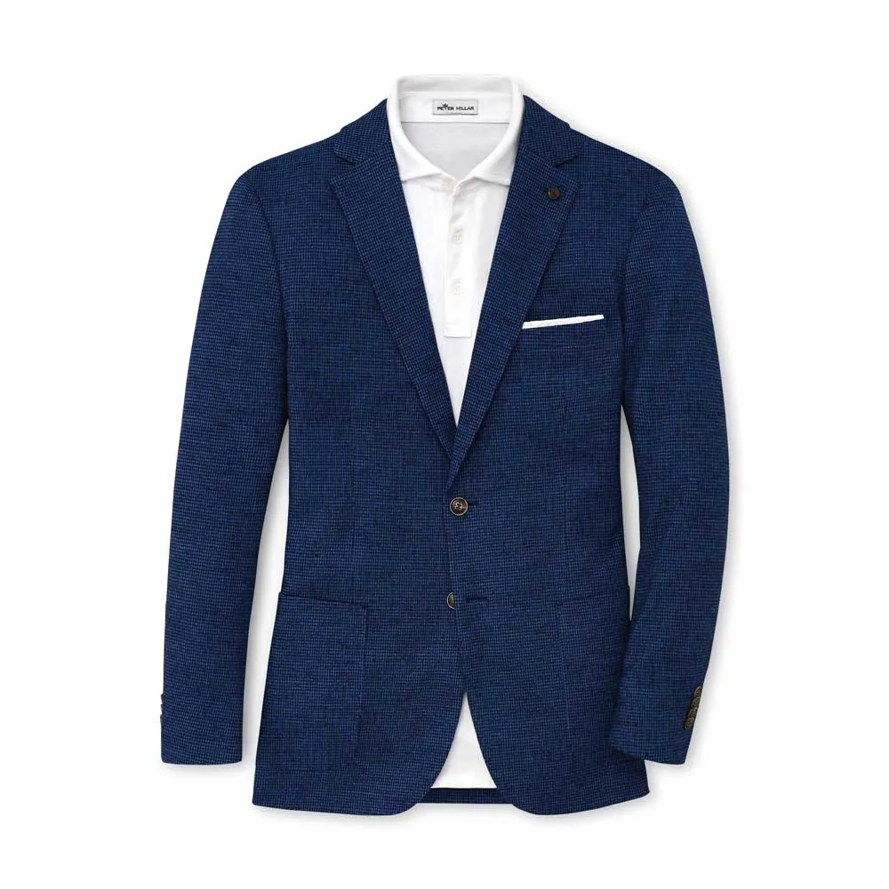 Peter Millar Towns Mini Check Soft Jacket