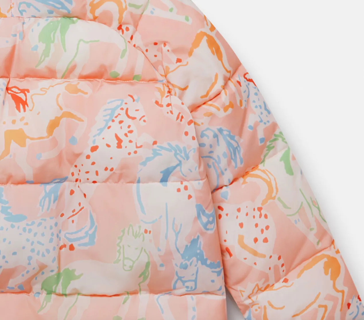 Prairie Horses Puffer Jacket