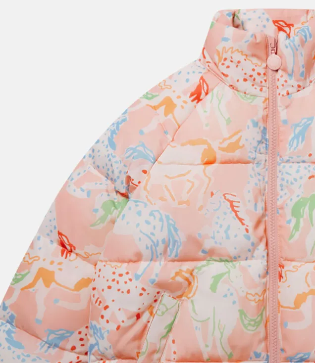 Prairie Horses Puffer Jacket