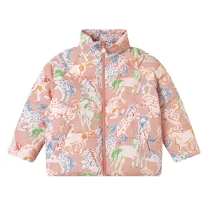 Prairie Horses Puffer Jacket