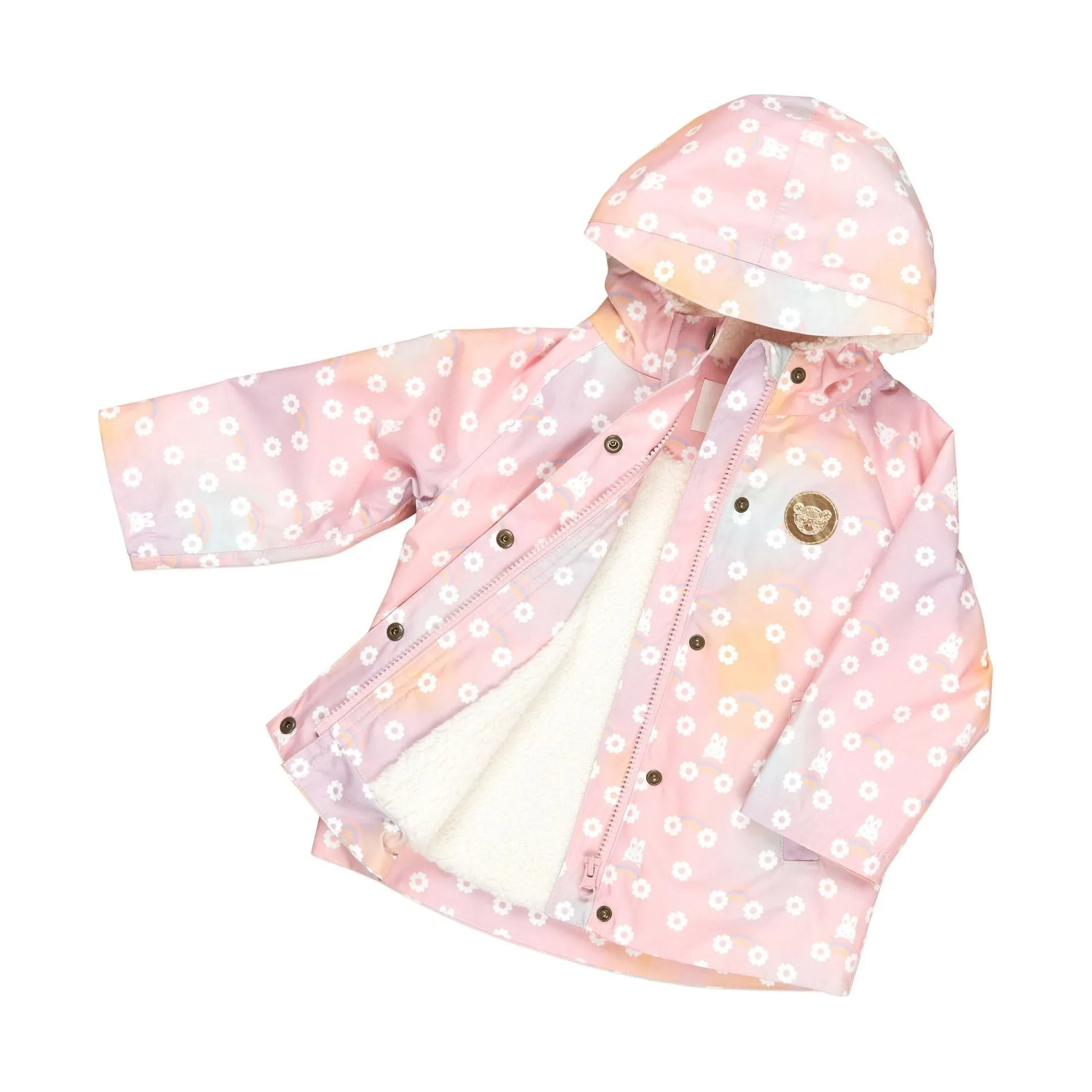 Rainbow Bunny Raincoat
