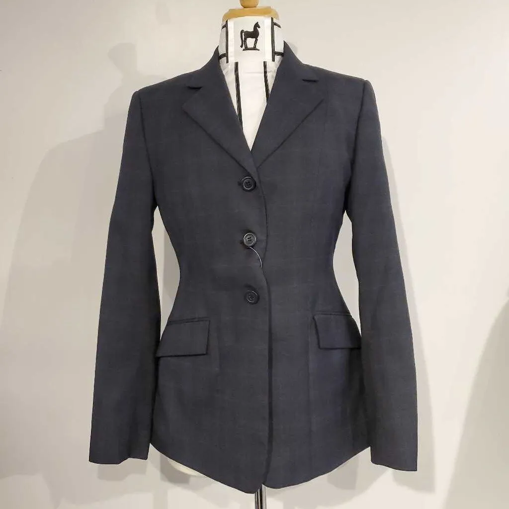 RJ Classics Navy Windowpane Hunt Coat