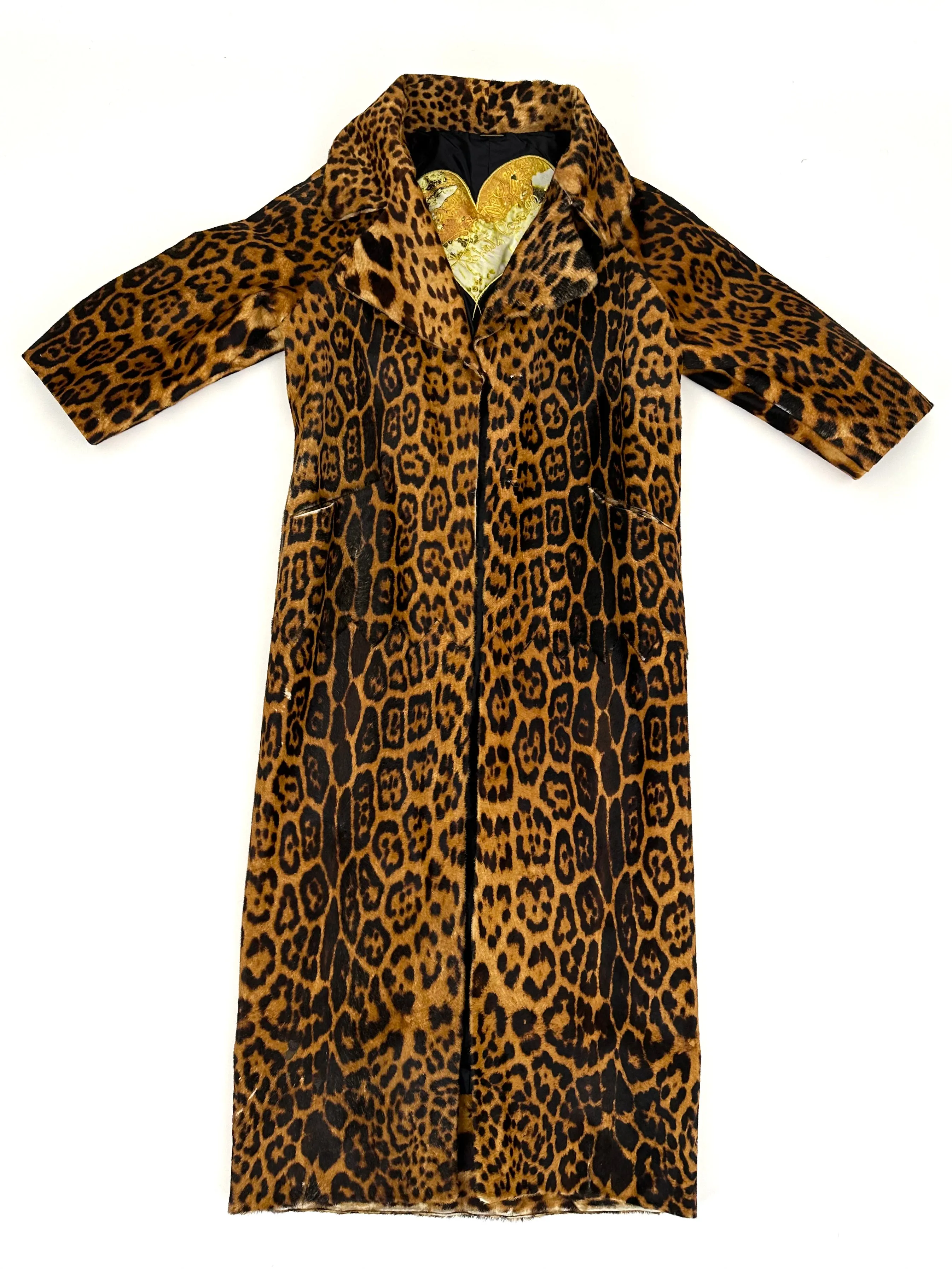 Roberto Cavalli Pony Hair Leopard Coat