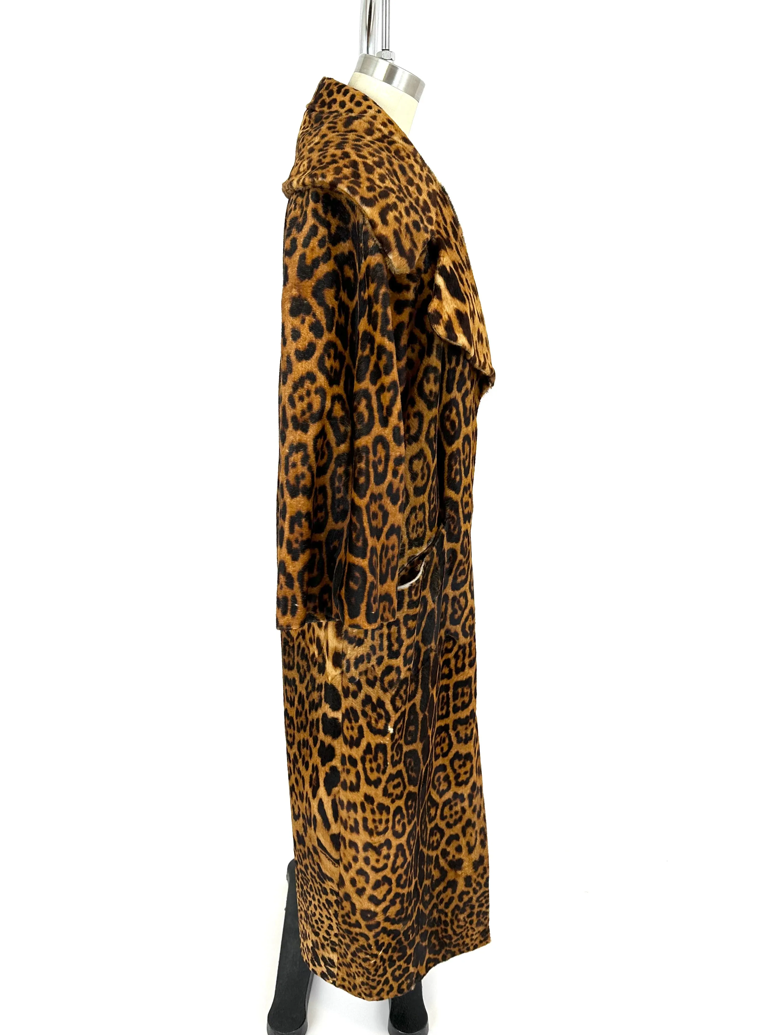 Roberto Cavalli Pony Hair Leopard Coat