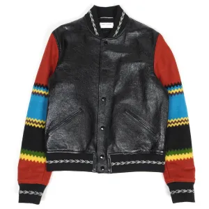 Saint Laurent Paris 2017 Leather Bomber Size 48