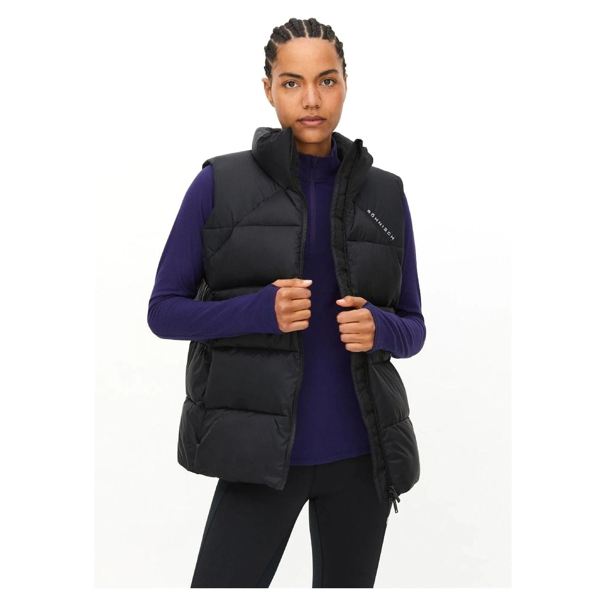 Saint Puffer Vest, Black