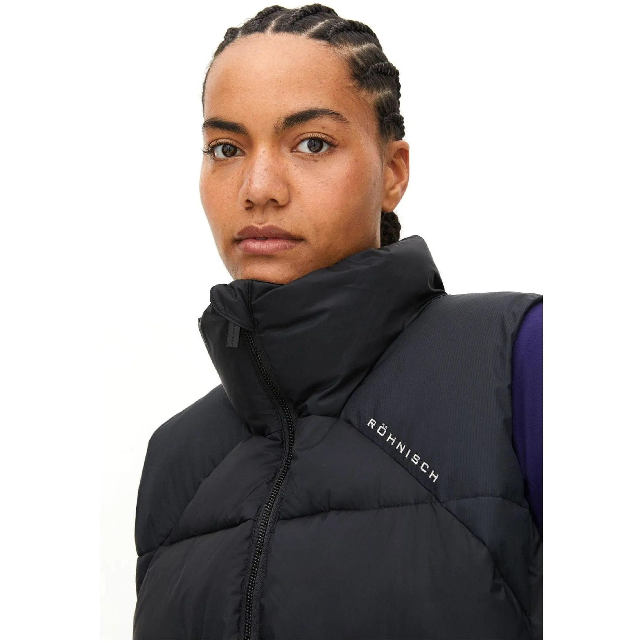 Saint Puffer Vest, Black