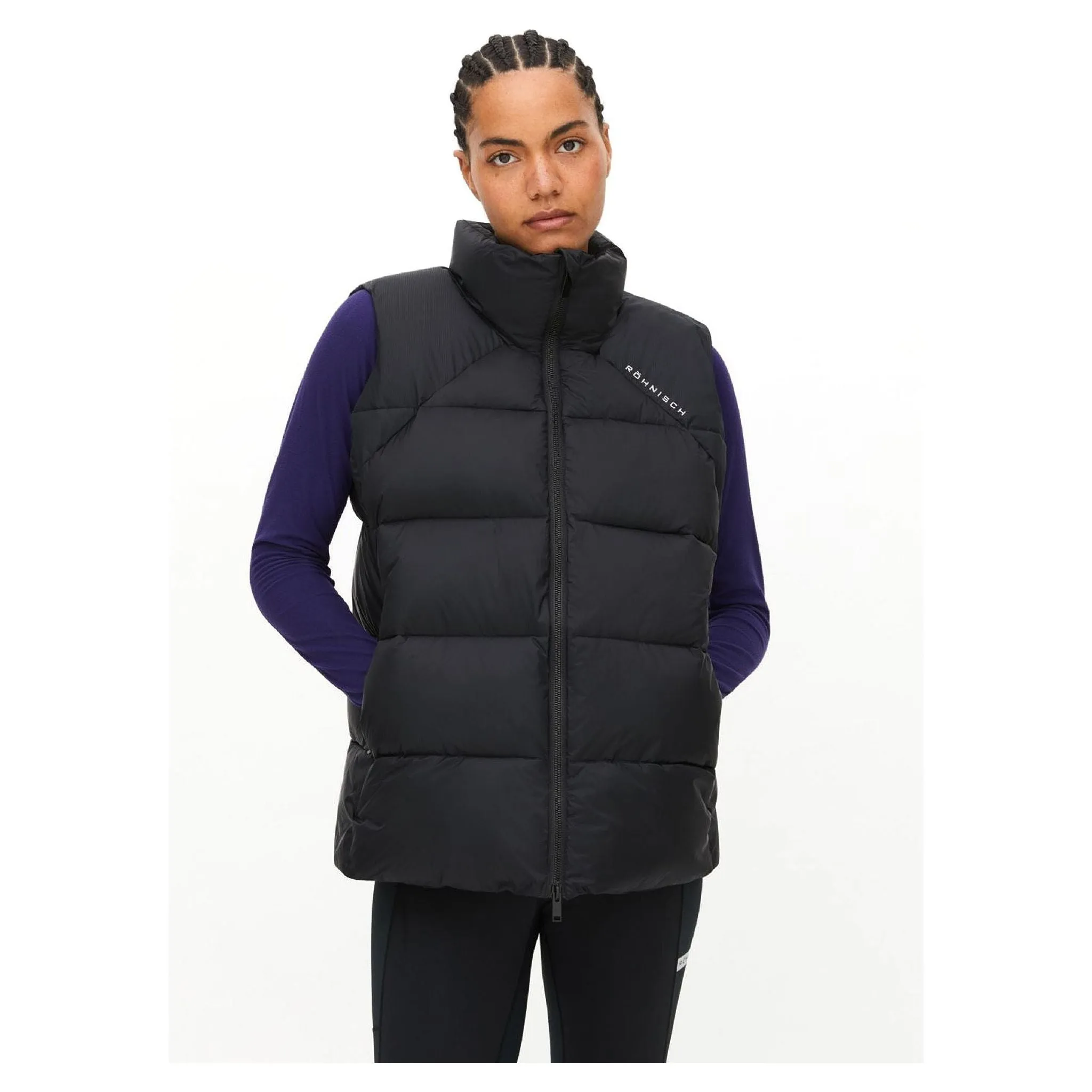 Saint Puffer Vest, Black