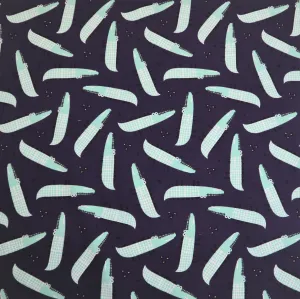 SALE Cotton Jersey in Crocodile Print