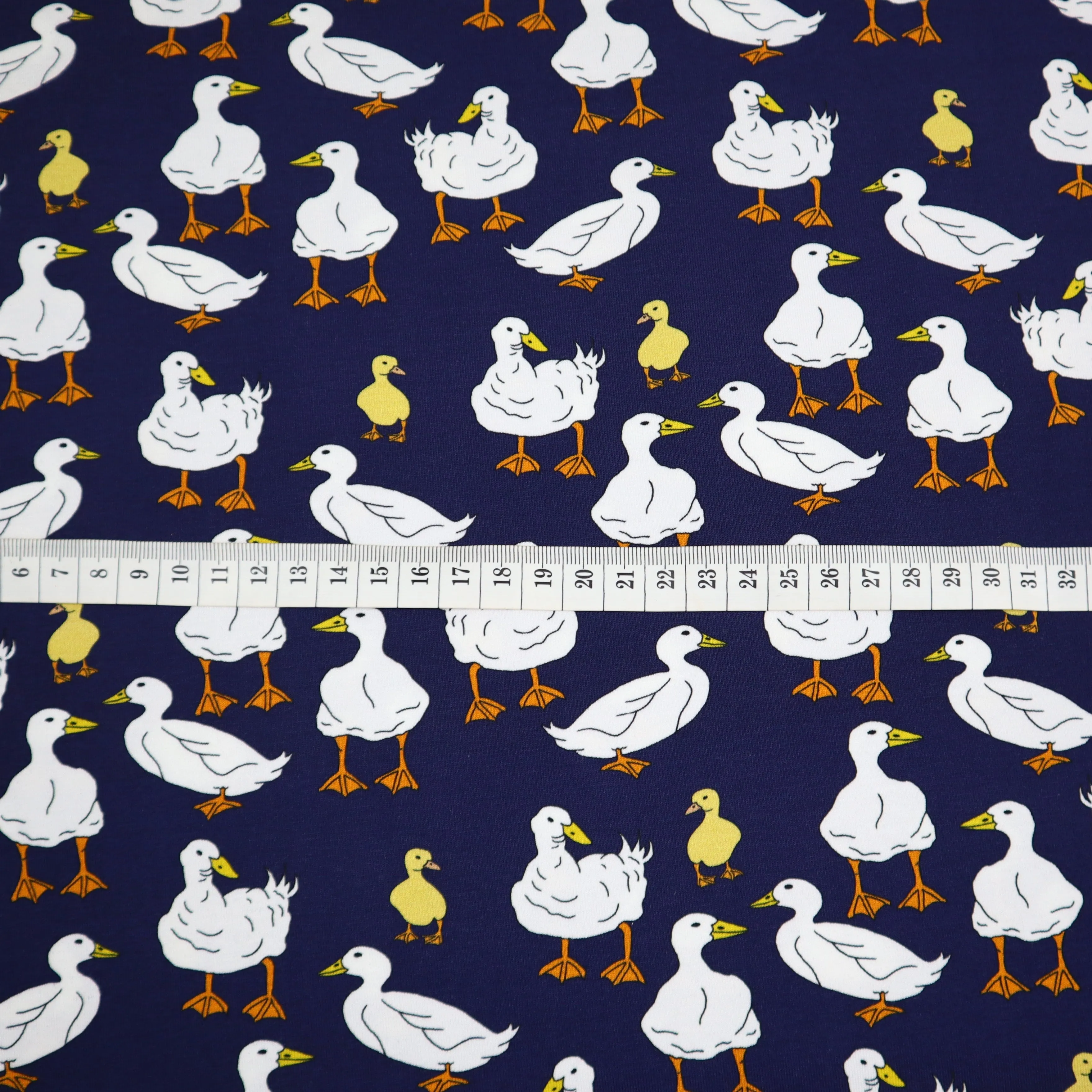 SALE Organic Cotton Jersey in Goose Print
