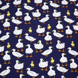 SALE Organic Cotton Jersey in Goose Print