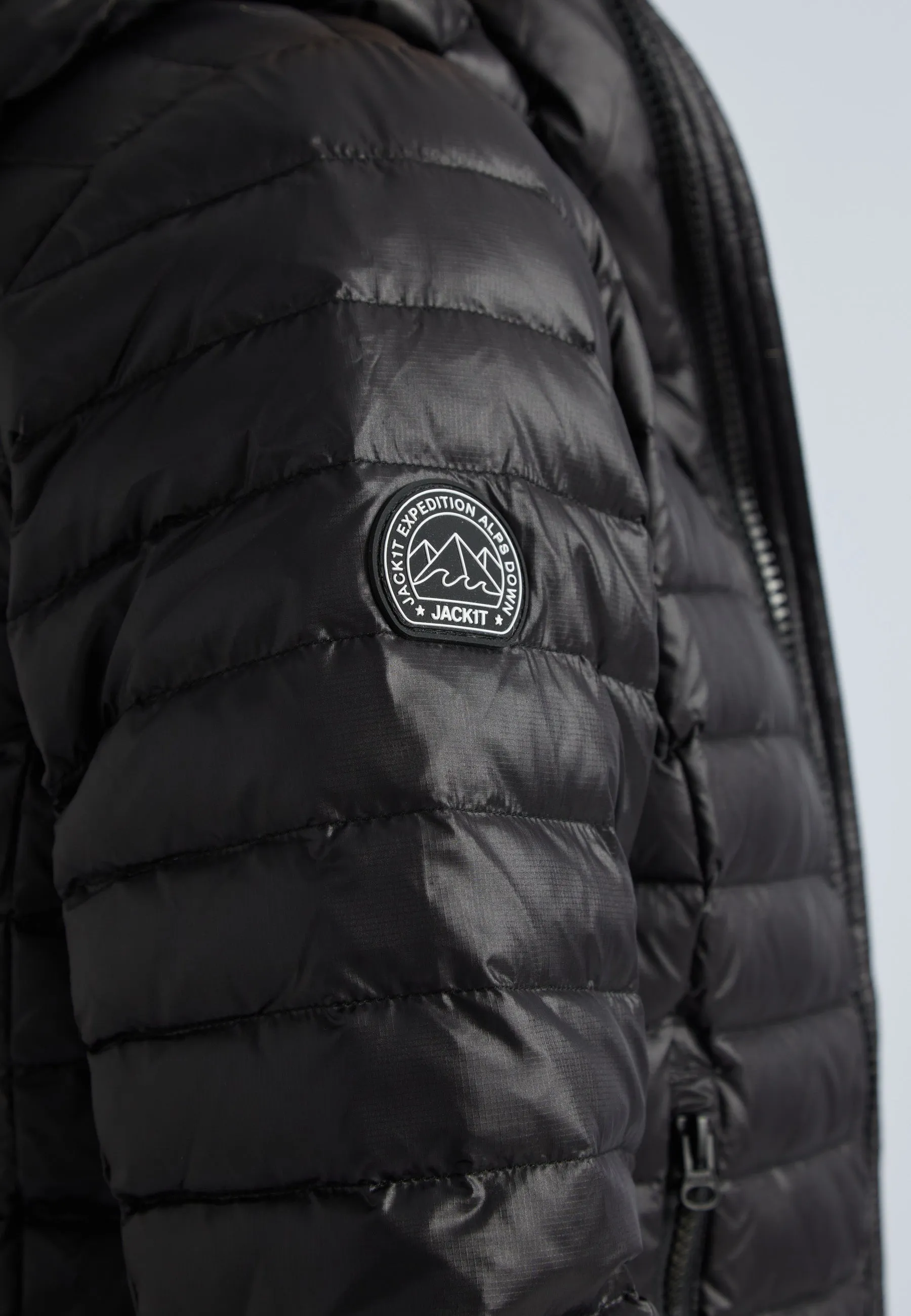 SATEL1TE Hooded Down Jacket