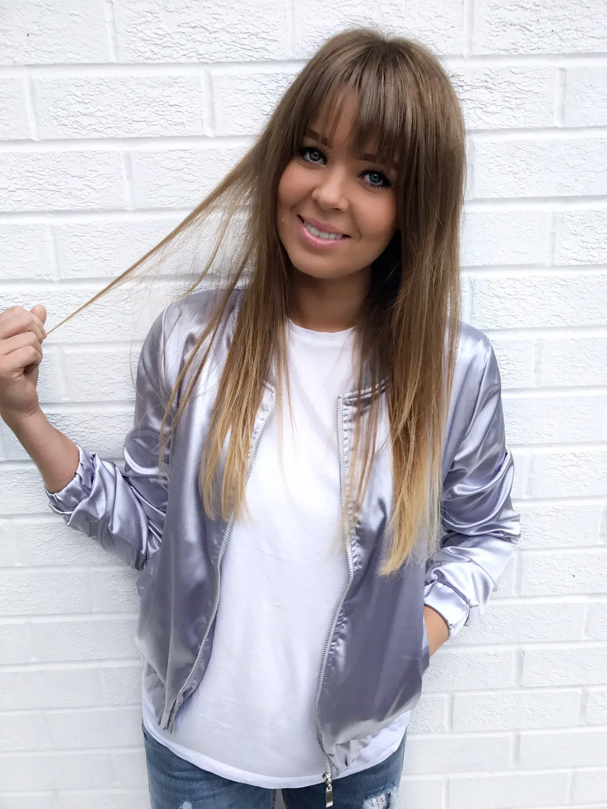 Satin bomber jacket - ADULT