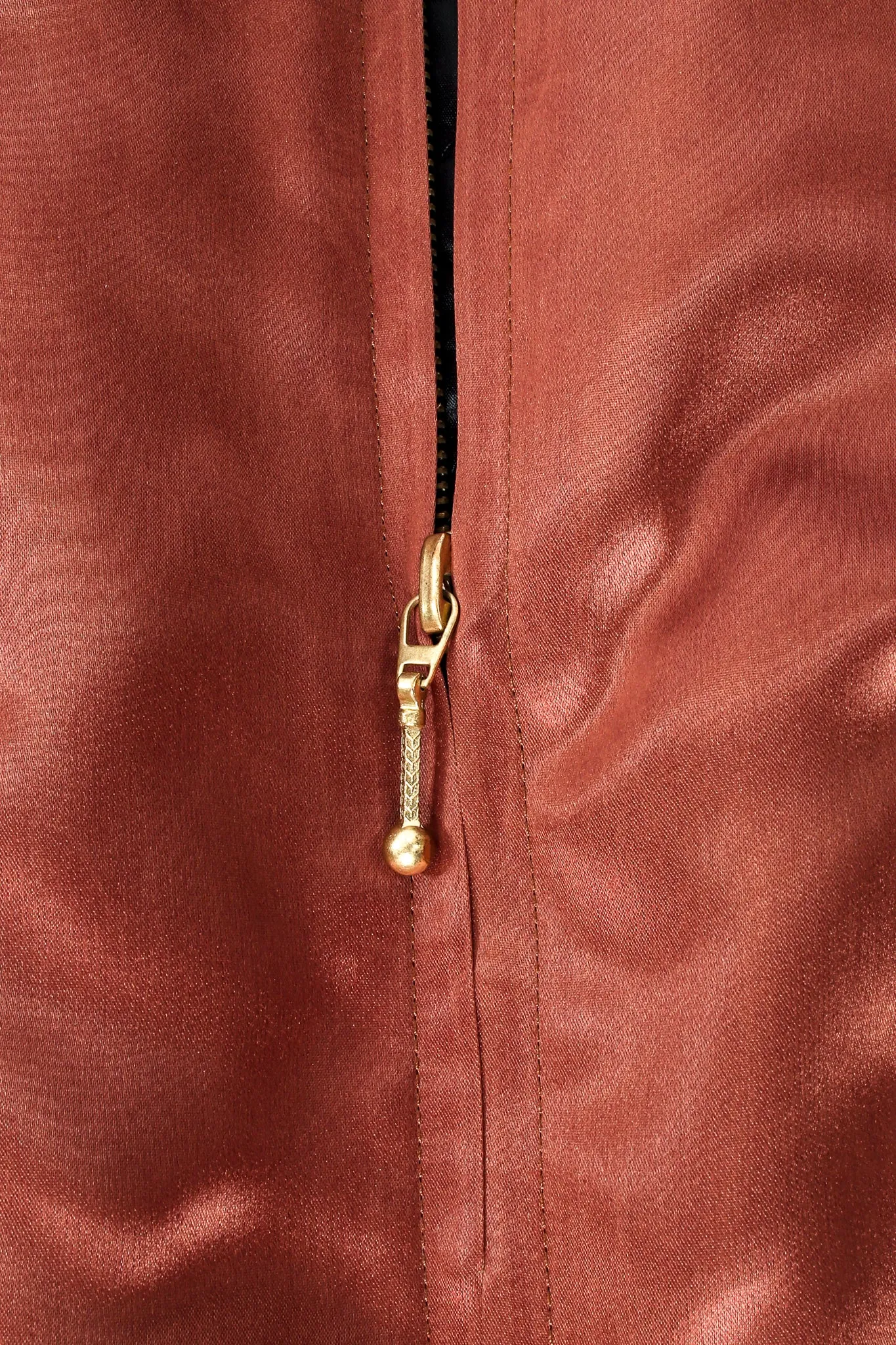 Satin Colorblock Quilted Bomber Jacket