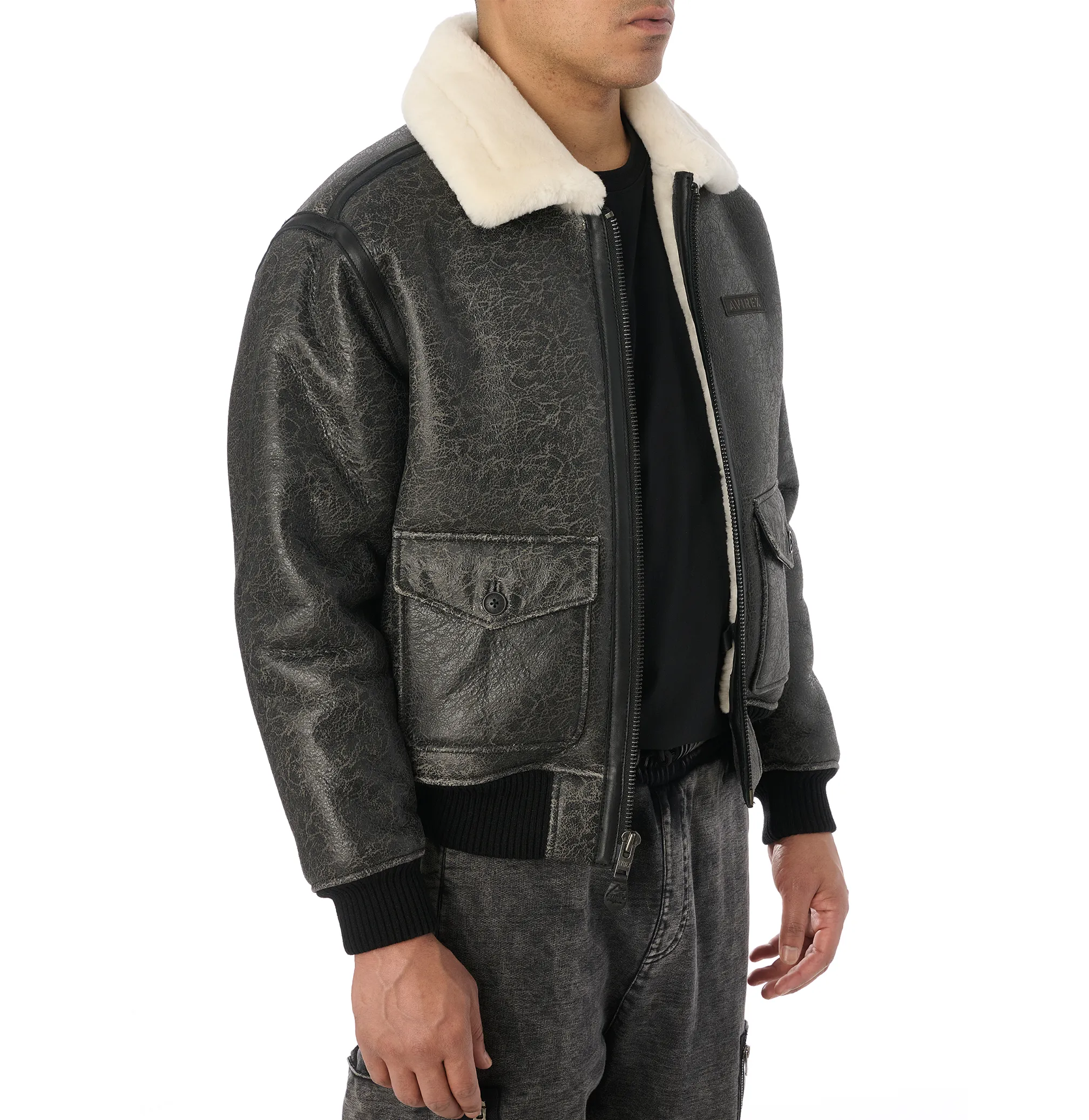 SHEARLING B-3 JACKET