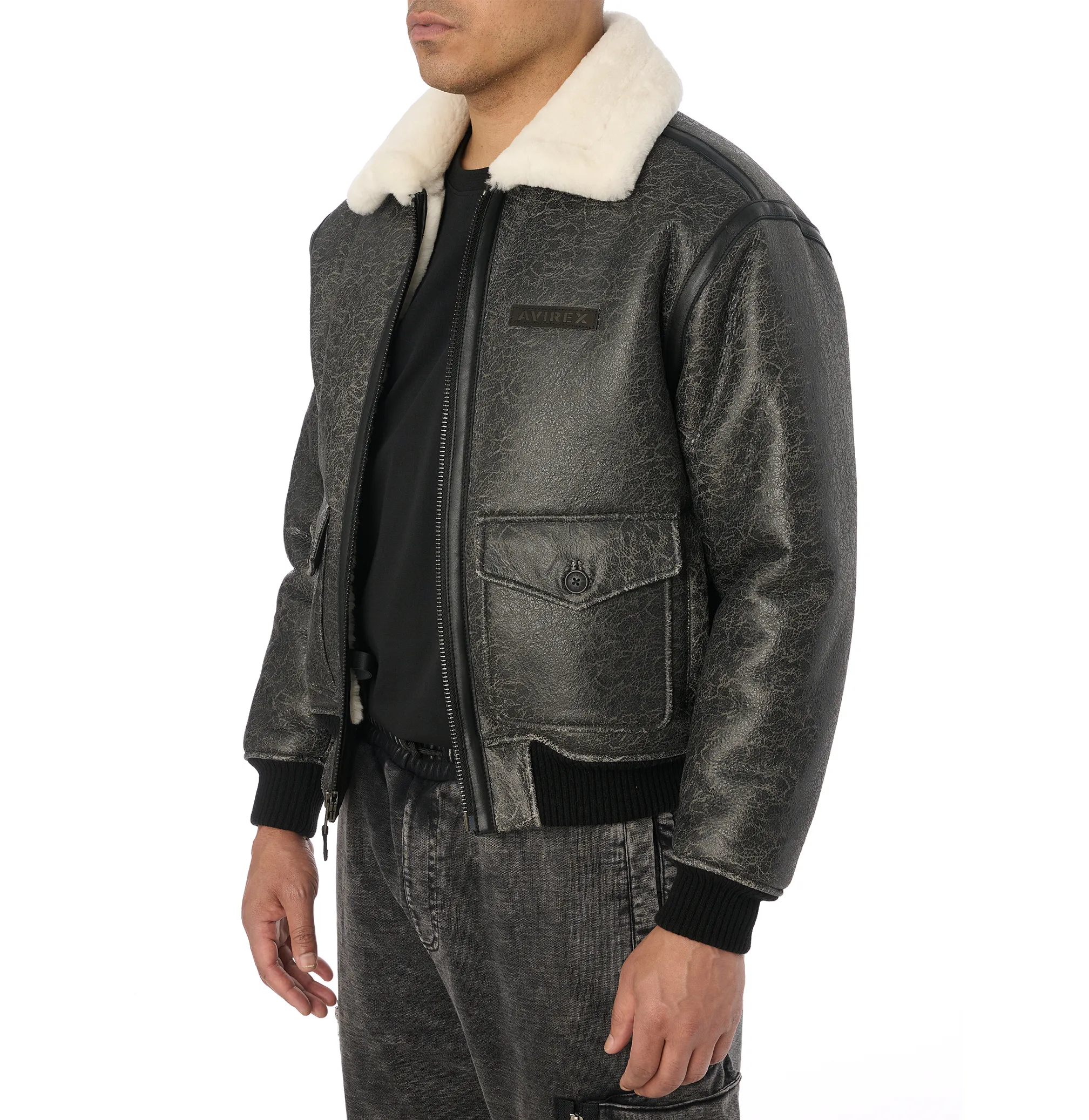 SHEARLING B-3 JACKET