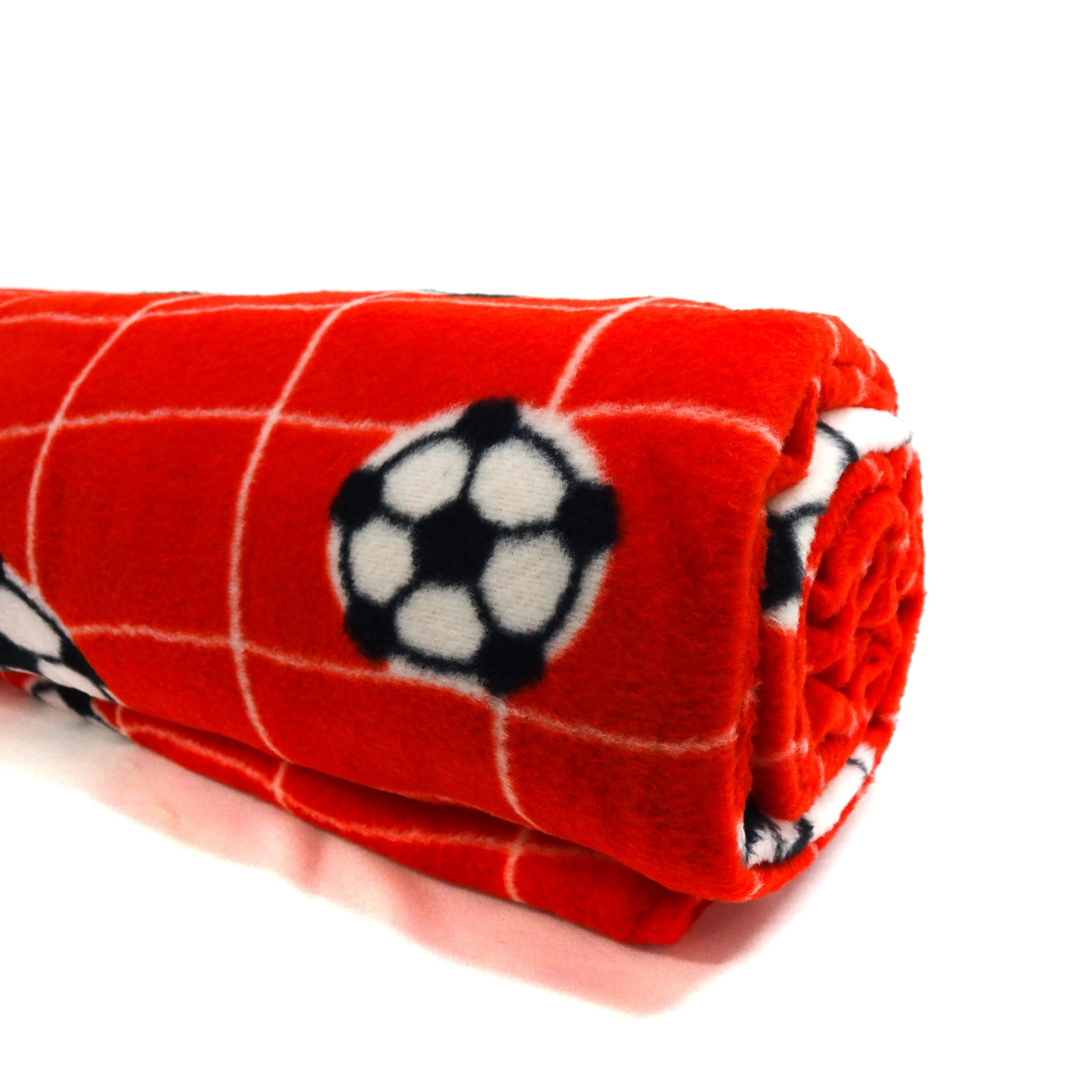Soccer Ball Anti-Pill Fleece, (2 Yards cut)