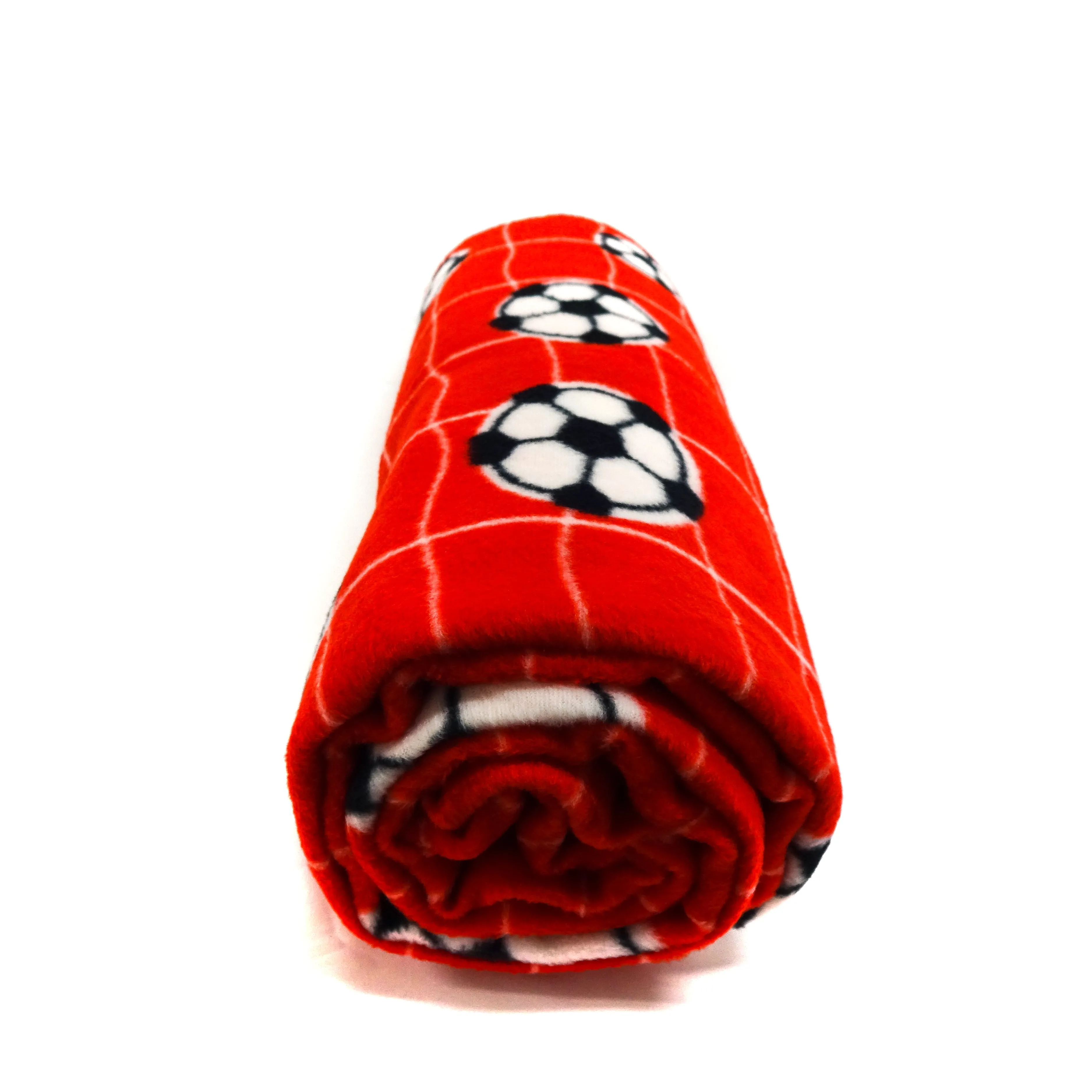 Soccer Ball Anti-Pill Fleece, (2 Yards cut)