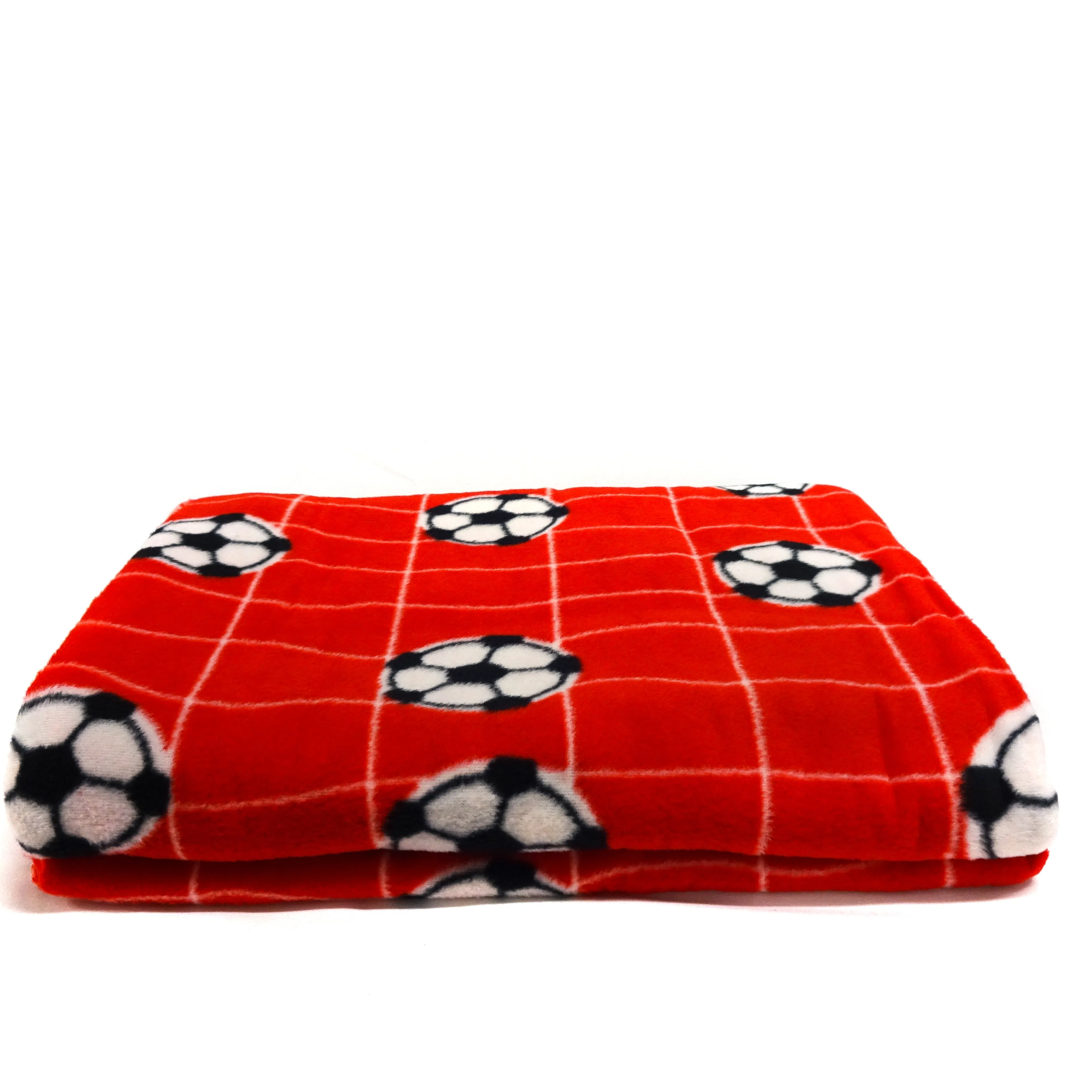 Soccer Ball Anti-Pill Fleece, (2 Yards cut)