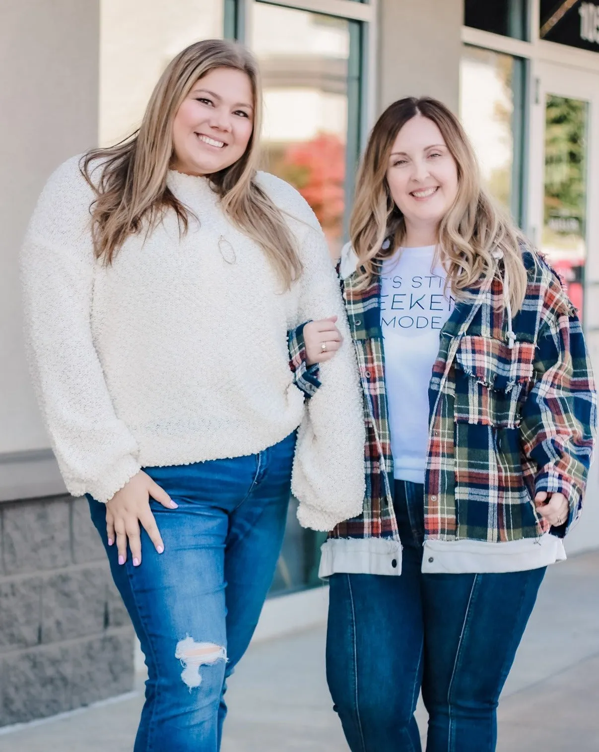 Spending Christmas in Plaid Shacket