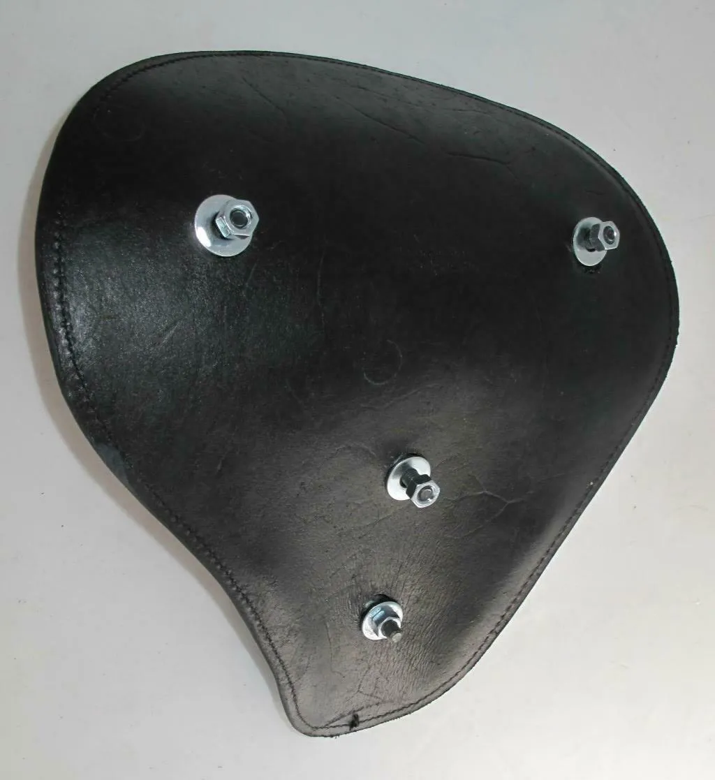 Spring Solo Seat Chopper Harley Sportster  12x13" Bomber  PinUpTattoo Blk Frame