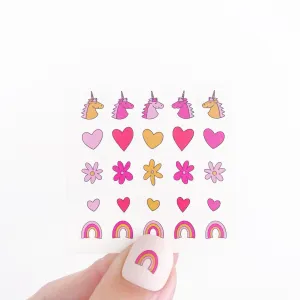 SPRING UNICORN NAILS