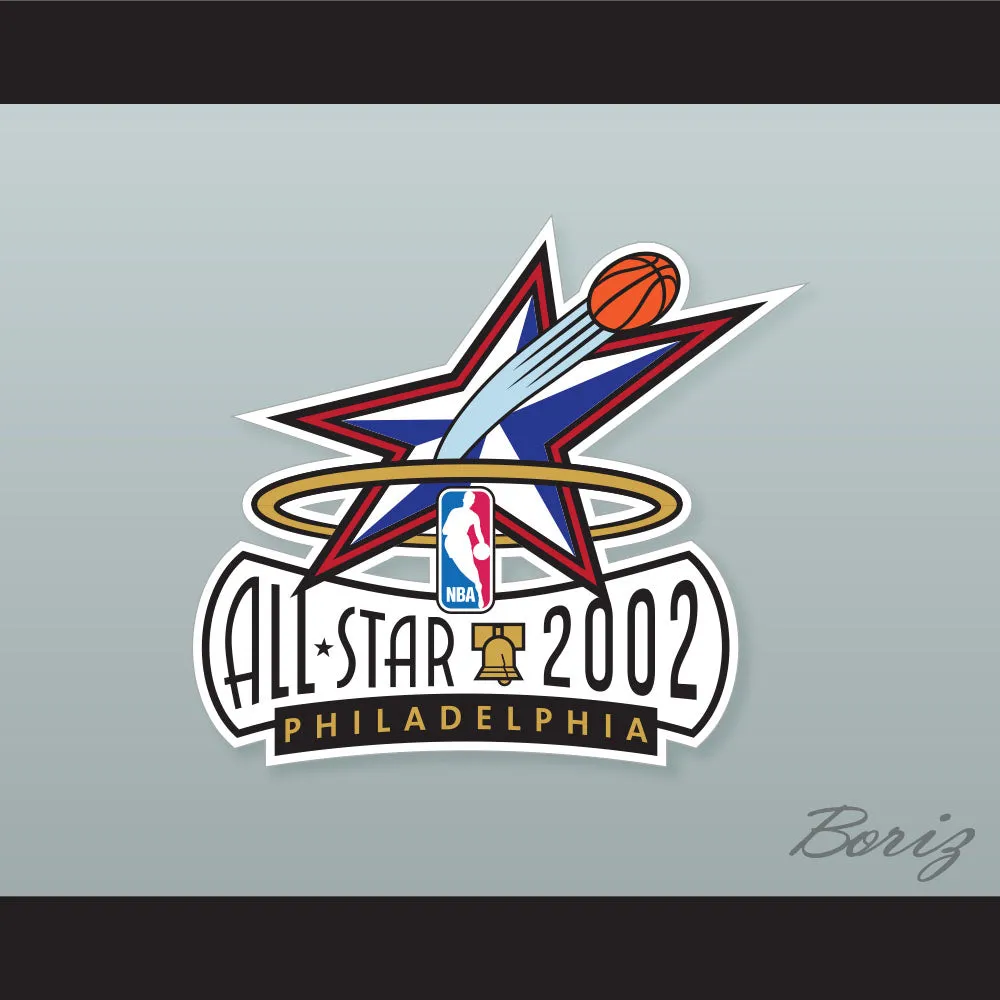 Stars Rock N' Jock All Star Jam 2002 Navy Blue/ White Varsity Letterman Satin Bomber Jacket